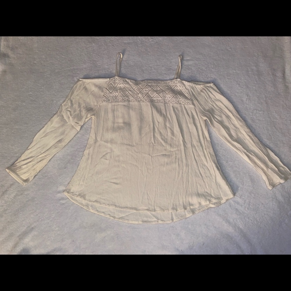Cream Off-The-Shoulder Top